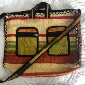 Vintage Peruvian Made Messenger /Cross Body Bag